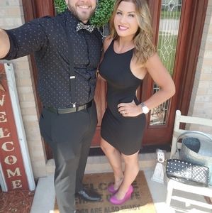 Black lulu's essential spice bodycon dress